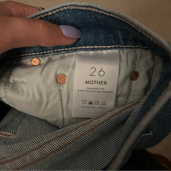 MOTHER The Insider Ankle in Bloom and Doom Jeans - Picture 6 of 6